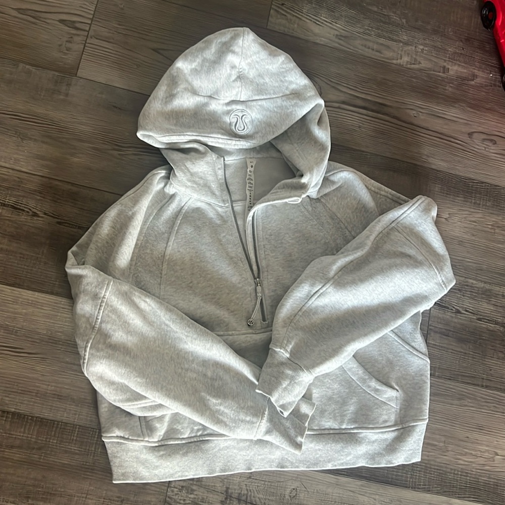 Scuba Oversized Half-Zip Hoodie